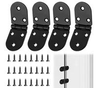 keyxer Cerniera piatta, cerniera invisibile, cerniera con viti per mobili, cerniere rotonde a vite a 180 gradi, per porta armadio, piccole porte, cassetti, finestre, pianoforti, tavoli