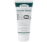 KEZE Lubrificante siliconico impermeabile per uso alimentare, grasso per idraulici, per sigillanti di valvole e anelli di tenuta per rubinetti, 1 oz, confezione da 1