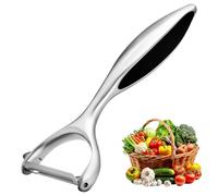Kezidhp Pelapatate Professionale con Lama Laterale in Acciaio Inox, Ideale per Pelare Patate, Carote, Verdure e Frutta - Perfetto per Campeggio, Picnic e Viaggi