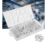 Kezidhp Set di 200 Molle Assortite in Acciaio Inox - Molle di Trazione, Oscillanti e a Pressione con Scatola Pratica - Alta Resistenza per Meccanica, Industria, Fai da Te - Kit Professionale