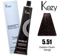 Kezy Involve Color 100ml Castano Chiaro Wengé 5.51 - Colorante per capelli