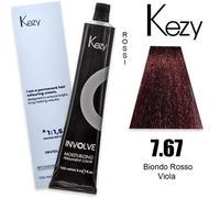 Kezy Involve Color Biondo Rosso Viola 7.67 100 ml - Colorante per capelli
