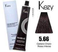 Kezy Involve Color Castano Chiaro Rosso Intenso 5.66 100 ml - Colorante per capelli