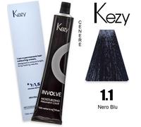 Kezy Involve Color Nero Blu 1.1 100 ml - Colorante per capelli