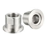 KF-16 KF-25 KF-40 KF-50 1/8" 1/4" 3/8" 1/2" 3/4" 1'' BSPP (femmina) adattatore vuoto raccordo SS304 (KF40,1/4")