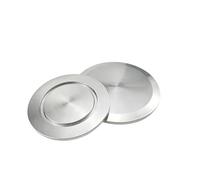 KF10 KF16 KF25 KF40 KF50 KF63 304 Stainless Steel Pipe Fitting KF Vacuum End Cap Fit Tri Clamp(KF50 diameter 75mm)