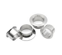 KF10 KF16 KF25 KF40 KF50 Vacuum Fittings KF Flange Weld Stub Joint 304 Stainless Steel Length 20 30 40 50mm(KF10-30(OD14-ID10))