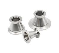 KF16/25/40/50 Tri Clamp Reducer Vacuum Pipe Fittings Flange Adapter 304 Stainless Steel Sanitary KF25-40 KF25-50 KF16-25(KF16-KF50)