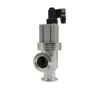 KF16 KF25 KF40 KF50 Valvola ad angolo pneumatica for vuoto 24/220 V Flangia for vuoto a Y Flangia for vuoto SS304 Valvola di sicurezza for gas(L-type,24V_KF50)