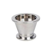 KF16 to KF40 Vacuum Conical Reducing Adapter NW Flange Reducer Joint SS304 Stainless Steel YZWRWRMKTB
