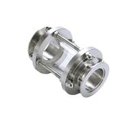 KF16 Vacuum Sight Glass Flange Tri Clamp Stainless Steel SS304 Flange 30 40mm Pipeline observation window CBQZCHWDKT