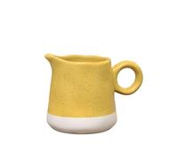 Kf2vBt7dP Salsiera Brocca for latte in gres giallo con manico, pentola for salsa in ceramica multiuso Salsiera