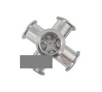 KF40 Vacuum Equal Five-way pipe 304 Stainless Steel Vacuum Pipe Adapter