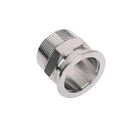 KF50 Vacuum to 3/4" BSPT Male Thread Stainless Steel 304 Flange Pipe Hex Pipe Fitting YZWRWRMKTB