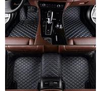 KFBJM 4 Pezzi Pelle Auto Tappetini per Hyundai Bayon 2021 2022 2023 2024, Car Tutte Le Stagioni Impermeabile Antiscivolo Personalizzati Protezione Fodera Accessori Styling,BlackBlue