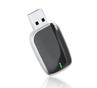 KFBJM Adattatore CarPlay Wireless per Fiat 500/Panda/Tipo/124 Spider/Doblo, Converti Dongle Carplay Cablato in Wireless Plug & Play, 2 in 1 Dongle Plug & Play Stabile