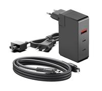 KFD Caricatore USB-C da 140W GaN 28V 5A Alimentatore per MacBook Pro 16, HP OMEN Transcend 14 Spectre x360 16 MSI Prestige 14 16 AI Studio, DJI Power Power Portatile Powerstation
