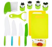KFDDRN Coltelli da cucina Montessori per bambini, set 12 pezzi sicurezza coltello