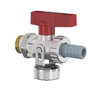 Flaconi Kfe-Kugelhahn Passaggio G1/2a PN16 Ms Nick. Con Avvitatura Tubi