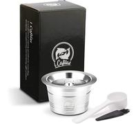 Kfee - Capsule da caffè ricaricabili in acciaio inox, riutilizzabili, filtro per caffè Caffitaly Tchibo Cafissimo ALDI Expressi (capsula da caffè + caffè)