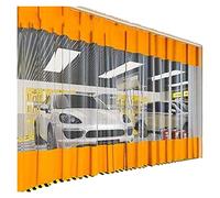 KFGDFD Telone PVC Pesante Telo Impermeabile Trasparente Tenda Divisoria per Autolavaggio con Occhiello Antiruggine, Adatta per Padiglione E Balcone, Misura 47 (Size : 2x2.2m)