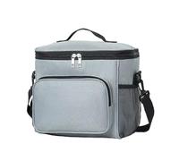 KFGISD, 1 pz. Contenitore termico for il pranzo da ufficio impermeabile con tracolla regolabile e custodia isolata ，Borsa da campeggio(Grey)