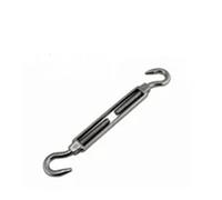 KFGISD, 1 pz in acciaio inossidabile 304 regolabile catena ganci e occhiello tenditore dispositivo di tensione del cavo metallico linea,Tenditore in acciaio inossidabile(Cc Type,M12)