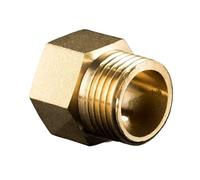 KFGISD, 1 raccordo in ottone F/M, filettatura metrica-imperiale, connettori for tubi in ottone, adattatore for giunto in rame,Connettori(G1I2 M18X1.5)