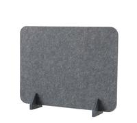 KFGISD, 30x40 cm, divisorio acustico autoportante for scrivania, schermo in feltro acustico che riduce il rumore e le distrazioni visive for aule e uffici,Divisori per scrivanie(Dark Gray)