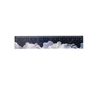 KFGISD, 6 modelli da 15 cm, righello in acrilico con cielo stellato, multifunzionale, fai da te, for bambini, studenti, ufficio e scuola, set di cancelleria,Righelli(B)
