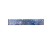 KFGISD, 6 modelli da 15 cm, righello in acrilico con cielo stellato, multifunzionale, fai da te, for bambini, studenti, ufficio e scuola, set di cancelleria,Righelli(D)