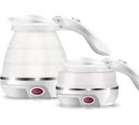 KFGISD, Bollitore portatile pieghevole in silicone alimentare da 500 ml ，Bollitore elettrico