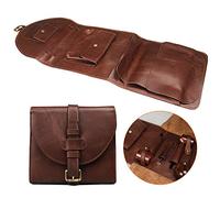 KFGISD, Borsa for pipa da fumo for preservare la freschezza - Custodia for organizzare gli strumenti for pipa - Borsa for tabacco in pelle for 3 pipe - Moda semplice ，Portatabacco