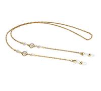 KFGISD, Catene for occhiali da vista, porta cinturino for occhiali da sole, stile conchiglie e perle, catena di fissaggio for occhiali da donna ，Catenelle per occhiali