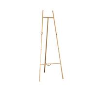 KFGISD, Cavalletto da pavimento portatile, cavalletto pieghevole for arte, cavalletto espositivo regolabile in metallo da 120 cm/145 cm for matrimoni, feste, banchetti ，Espositore per poster(145CM)