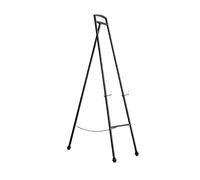 KFGISD, Cavalletto da studio professionale in metallo con struttura a A e treppiede for insegne, poster e foto di matrimoni ，Espositore per poster(Black)