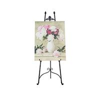 KFGISD, Cavalletto espositivo 120/150 cm di altezza, cavalletto portatile e regolabile con treppiede, for dipinti su tela, insegne, poster, cartelli for eventi, cavalletti in metallo facili da piegare