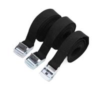 KFGISD, Cinghie di fissaggio for carichi funzionali, 3 pezzi, con cricchetto da 2 m, fibbia in metallo, for auto, moto, bici, camion, bagagli, fune di traino,Cinghia a cricchetto(3pcs 25mm 2meters)
