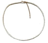 KFGISD, Collana girocollo con filo di perle barocche mini da 2-3 mm, elegante collana girocollo con vere perle d'acqua dolce naturali. ，Collane