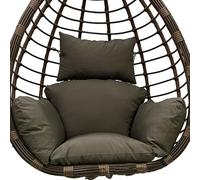 KFGISD, Cuscino for Altalena Grande e Spesso, Fodera Impermeabile e sfoderabile for Amaca da Giardino, Patio, Esterno e Interno, Rosso,Cuscini per sedie a Dondolo(Dark Gray)