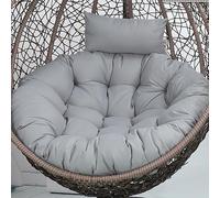 KFGISD, Cuscino in Rattan for Giardino, Esterno, Interno, Patio, Rosso,Cuscini per sedie a Dondolo(Silver Gray,90CM)
