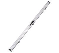 KFGISD, Custodia rigida unisex for stecca da biliardo con taglio a 3/4, custodia in lega di alluminio con chiusura a chiave - rossa || 120 * 7,3 * 4,7 cm ，Borsa per stecche da snooker(Silver)