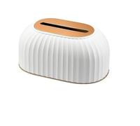 KFGISD, Distributore di fazzoletti di Carta da Parati Verticale a Colori Puri for casa, Bagno, Hotel, Ufficio, Stanza, Porta fazzoletti da Tavolo,Portarotolo(White)