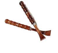 KFGISD, Grattaschiena, 2 pezzi Dispositivo for grattare la schiena, non c'è bisogno che le persone pieghino i giunti di bambù, gratta il legno allungabile,Grattacapo