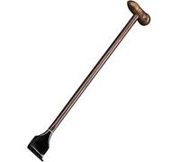 KFGISD, Grattaschiena for uomo, martello massaggiante in ebano di alta qualità, di media lunghezza e a doppio uso,Grattacapo