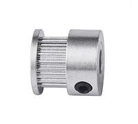 KFGISD, GT2, 20 denti, tipo K, foro 4/5/6/6,35/8 mm, alluminio 2GT for cinghia aperta GT2-6/10 mm,Puleggia sincrona(For Belt Width 10mm,Bore 6.35mm)