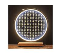 KFGISD, Lampada a Forma di Cuore in Legno con Statua di Buddha in Cerchio, Decorazione Feng Shui for l'ingresso del Soggiorno.,Statue Feng Shui