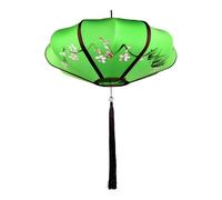 KFGISD, Lanterna Cinese Portatile, Illuminazione Decorativa in Tessuto, squisite Lanterne Rosse for Il Capodanno Cinese ，Lanterne(Green,40#)