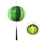 KFGISD, Lanterne Cinesi Rotonde, Lanterne Cinesi Colorate for Le Feste, Decorazioni Tradizionali appese for Il Capodanno Cinese, Festa di Primavera ，Lanterne(Green,60#)