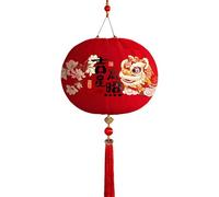 KFGISD, Lanterne Rosse Rotonde Creative con Nappe, Decorazioni Tradizionali sospese, Lanterne Portafortuna, for Il Capodanno Cinese, Festa di Primavera ，Lanterne(D,15in)